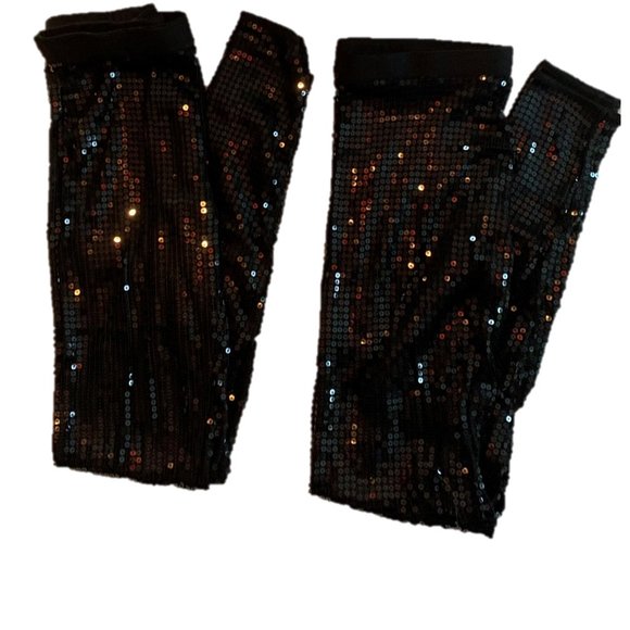 NWOT 2 pair Sequin Tights SZ S - Picture 1 of 3